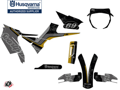 Husqvarna Svartpilen 701 Street Bike Track Grafik-Kit Schwarz