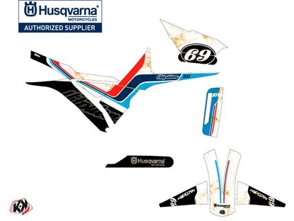 Husqvarna Vitpilen 701 Rennrad-Grafikset Weiß