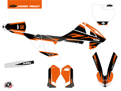 KTM 65 SX Dirt Bike Trophy Grafikkit Schwarz Orange