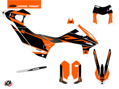 KTM 690 ENDURO R Dirt Bike Trophy Grafikkit Schwarz Orange