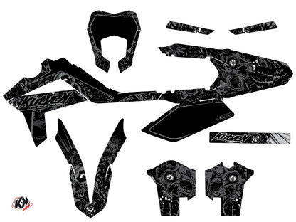 GASGAS 250 ECF Dirt Bike Zombies Dark Grafik-Kit Schwarz