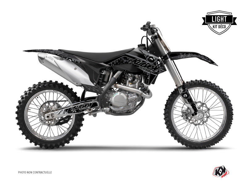 KTM 250 SX Dirt Bike Zombies Dark Graphic Kit Black LIGHT - Light versie