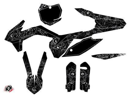 KTM 250 SX Dirt Bike Zombies Dark Grafik-Kit Schwarz