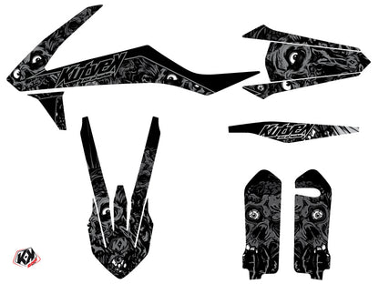 KTM 450 SXF Dirt Bike Zombies Dark Grafik-Kit Schwarz