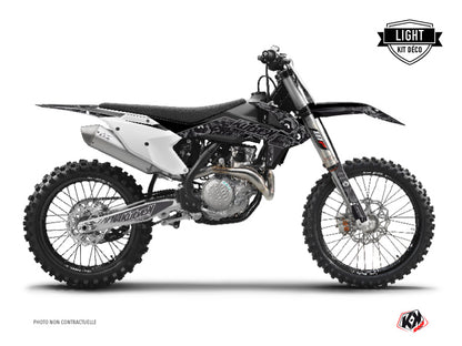 KTM 450 SXF Dirt Bike Zombies Dark Graphic Kit Black LIGHT - Light versie