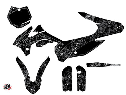 KTM 85 SX Dirt Bike Zombies Dark Grafikkit Schwarz