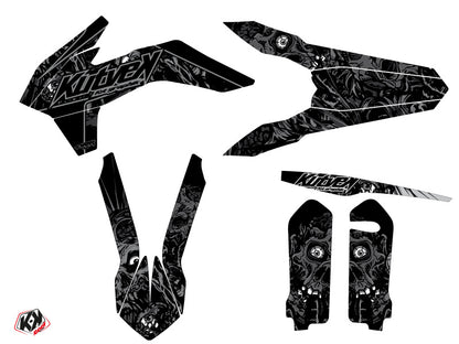 KTM EXC-EXCF Dirt Bike Zombies Dark Grafikkit Schwarz