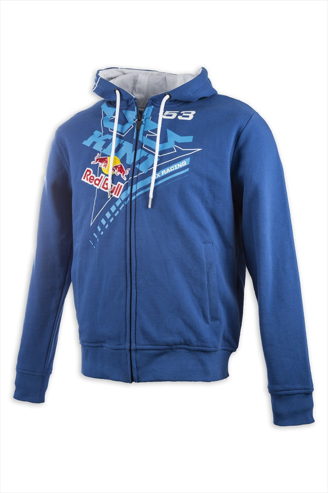 KINI-RB RIBBON HOODIE MARINEBLAU/WEISS Größe S