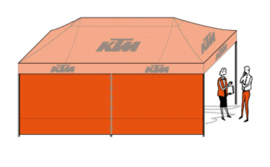 Zeltseitenwand 6 x 3 m