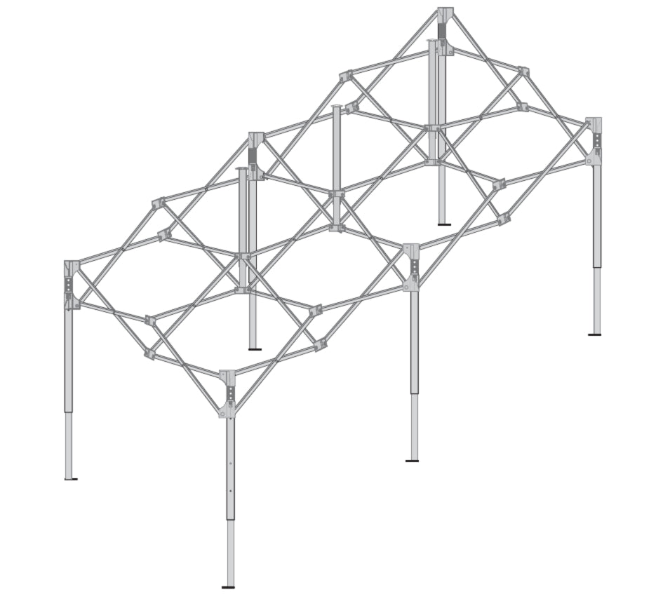 Zeltgestell 6 x 3 m