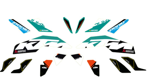 Werks-Grafikset 125-390 DUKE 17-20