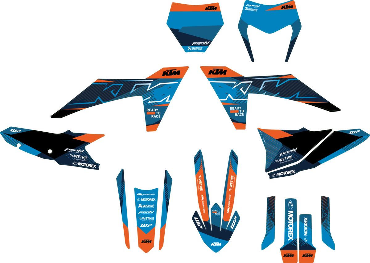 Style-Grafikkit 125-500 (EXC, SMR, SX, XC, XCF) 23-25