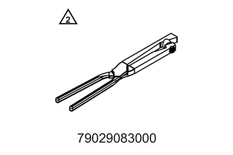 Foot rest spring plier